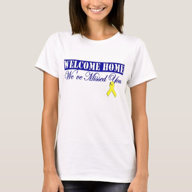 T-shirt welcomehomemissedyou (Frente)