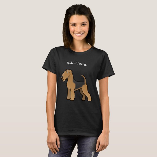 T-shirt Welsh Terrier (Frente Completa)