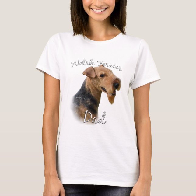 T-shirt Welsh Terrier Pai 2 (Frente)