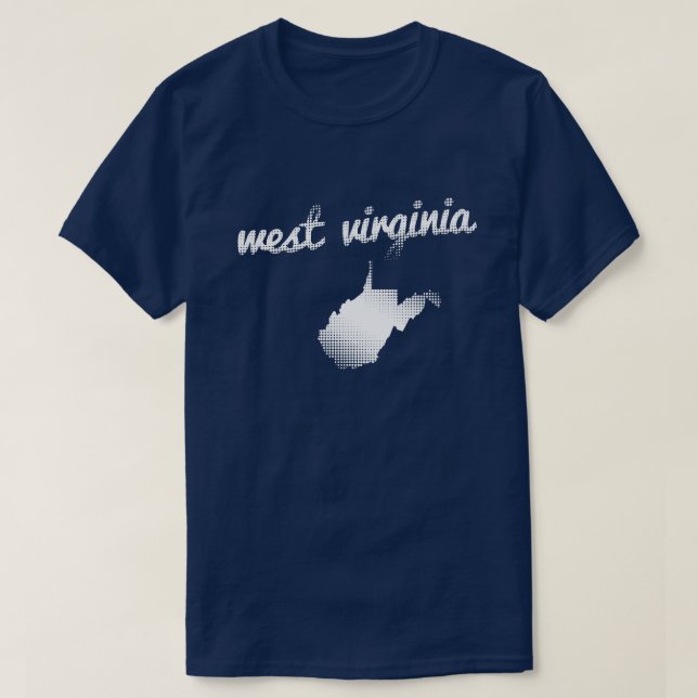 T-shirt West Virginia (Frente do Design)