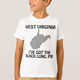 T-shirt West Virginia - Eu Tenho a Pulmão Negro, Pop