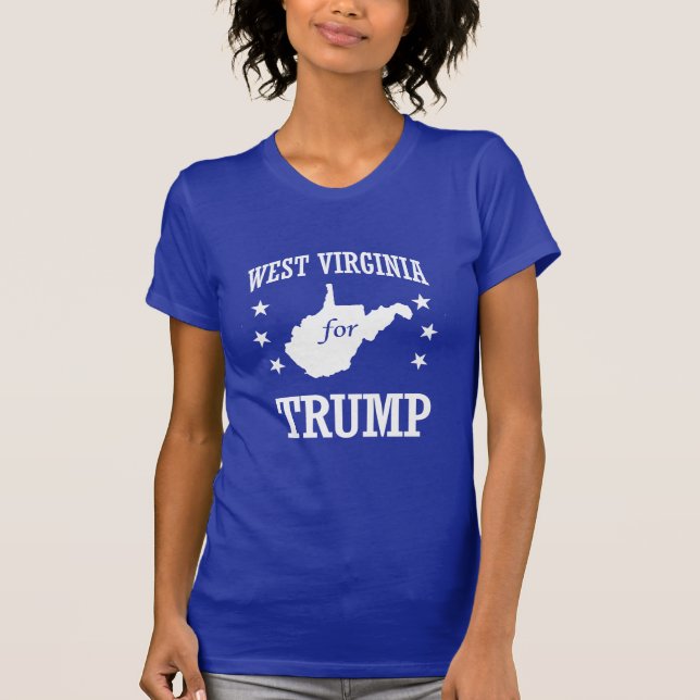 T-SHIRT WEST VIRGINIA PARA O TRUNFO (Frente)