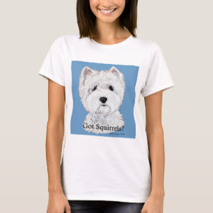 T-shirt Westie obteve esquilos?