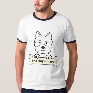 T-shirt Westie personalizado