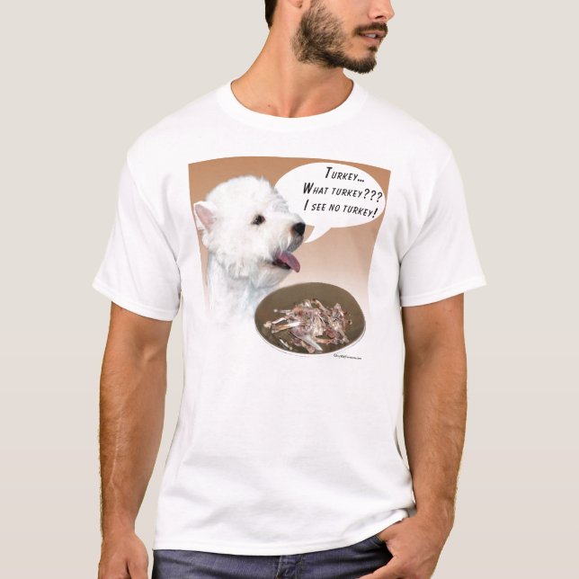 T-shirt Westie Turkey (Frente)