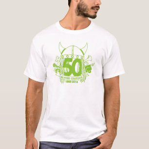 T-shirt Wex50 logotipo 2c (camisas escuras)