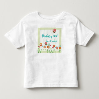 T-shirt Whimsey Flowers Festa de aniversário Shirt