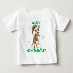T-shirt Whippet Feliz Howlidays
