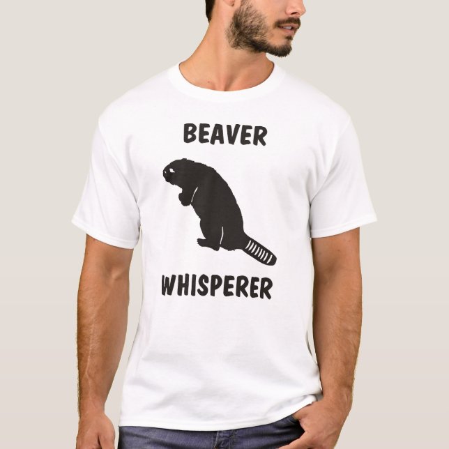 T-shirt whisperer do castor (Frente)