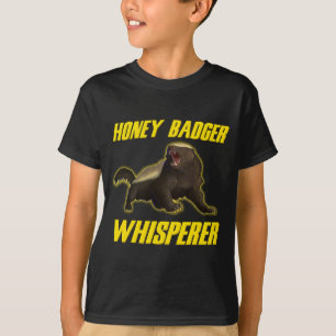 T-shirt Whisperer do texugo de mel