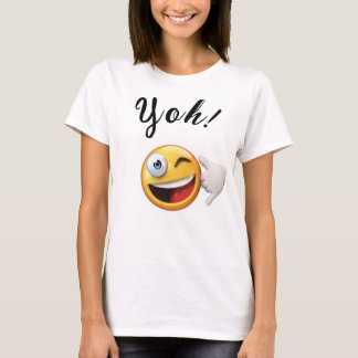 T-Shirt White Emoji, Yoh!