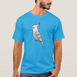 T-shirt Whiteface Pearl Cartoon Cockatiel Parrot Bird