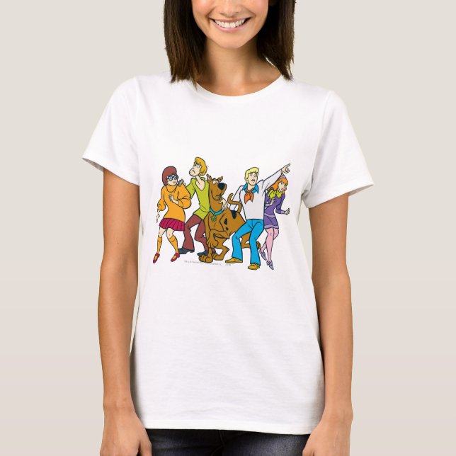 T-shirt Whole Gang 13 Mystery Inc (Frente)