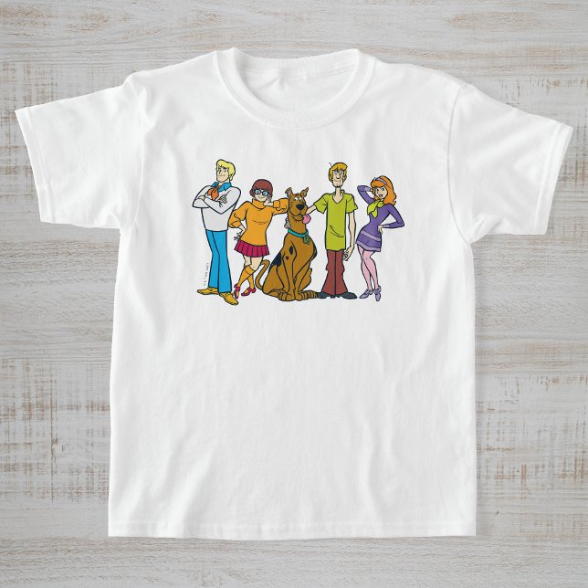 T-shirt Whole Gang 14 Mystery Inc (Criador carregado)