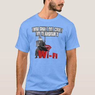 T-shirt Wi-Fi divertido