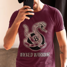 T-Shirt Wicked Wictor 8 Ball Cobra Tee