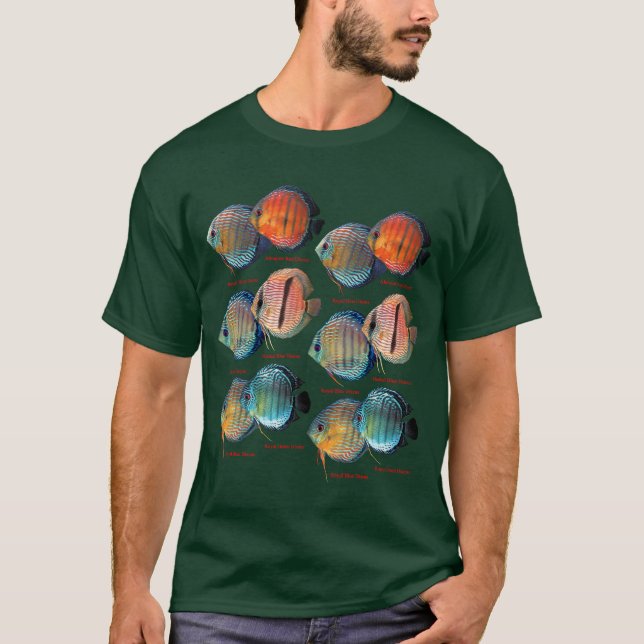 T-shirt Wild Discus Fish (Frente)