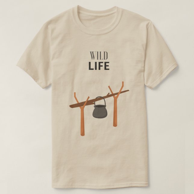 T-Shirt Wild Life (Frente do Design)