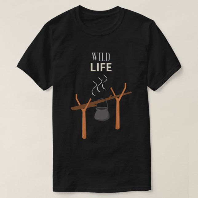 T-Shirt Wild Life (Frente do Design)