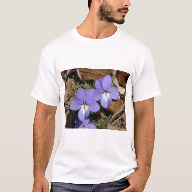 T-shirt WildFlowers Birds-Foot Violet III Gifes e Roupa (Frente)