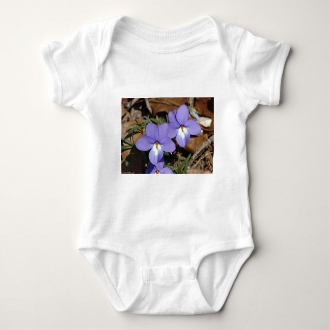 T-shirt WildFlowers Birds-Foot Violet III Gifes e Roupa (Frente)