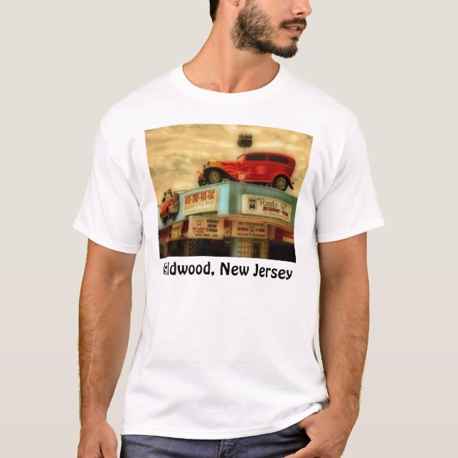 T-shirt Wildwood New-jersey (Frente)