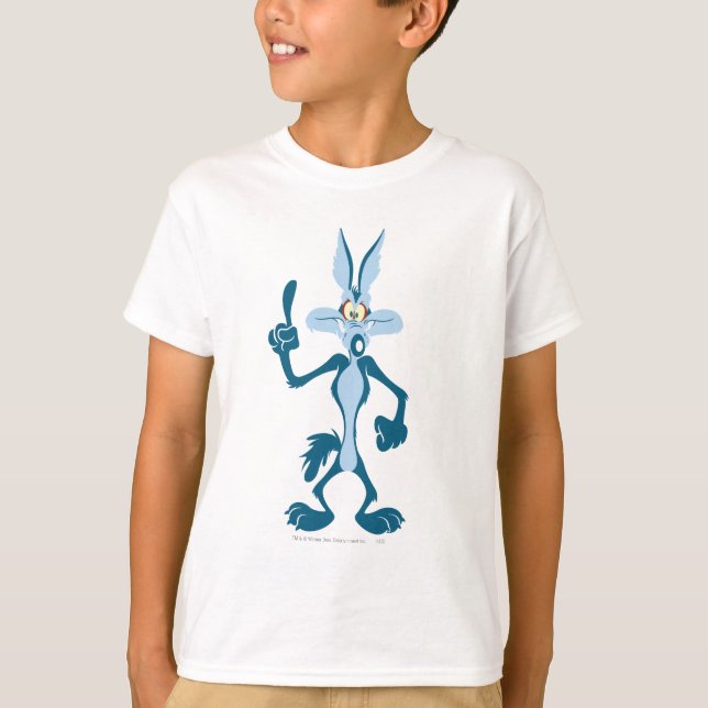 T-shirt WILE E. COYOTE™ Azul Ahã! (Frente)