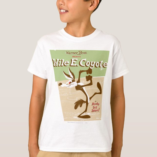 T-shirt WILE E. COYOTE™ Pronto, Preparado, Zoom! (Frente)