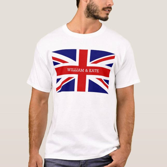 T-shirt William & Catherine | O Casamento Real (Frente)