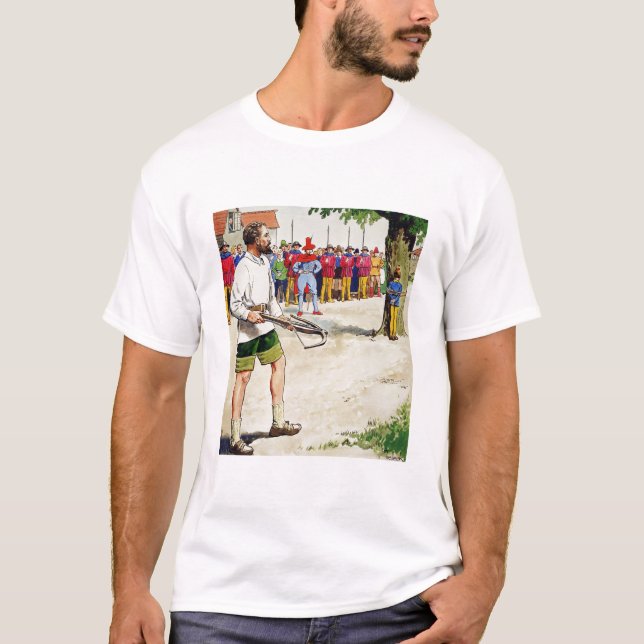 T-shirt William diz, das "espreitadelas no passado", (Frente)