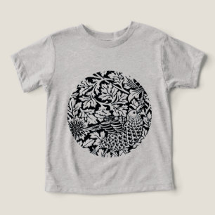 T-shirt William Morris Floral Pattern Bird Anenome