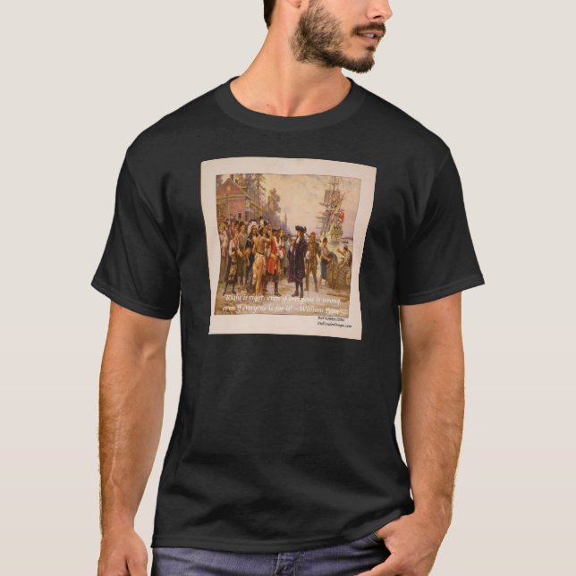 T-shirt William Penn & Right (Frente)