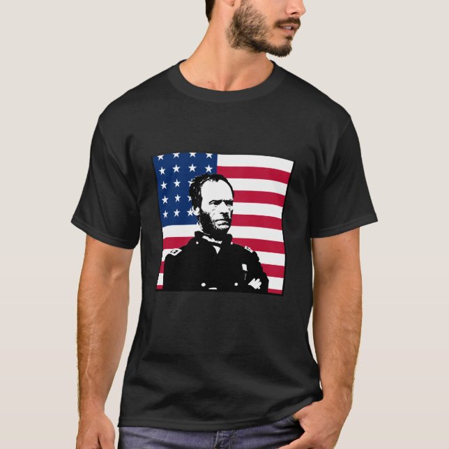 T-shirt William Tecumseh Sherman (Frente)