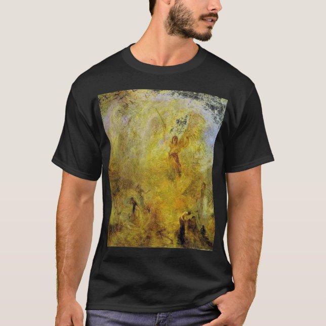 T-shirt william Turner o anjo, estando no sol (Frente)