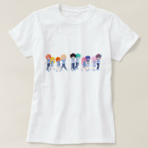 T-Shirt Wingz - Personagens de desenho animados De