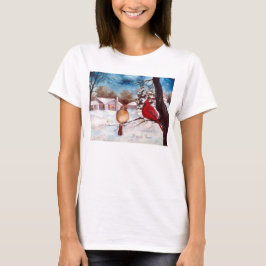 T-shirt Winters Serenity Cardinal Tshirt