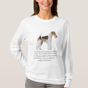 T-shirt Wire Fox Terrier Lembrança FÊMEA
