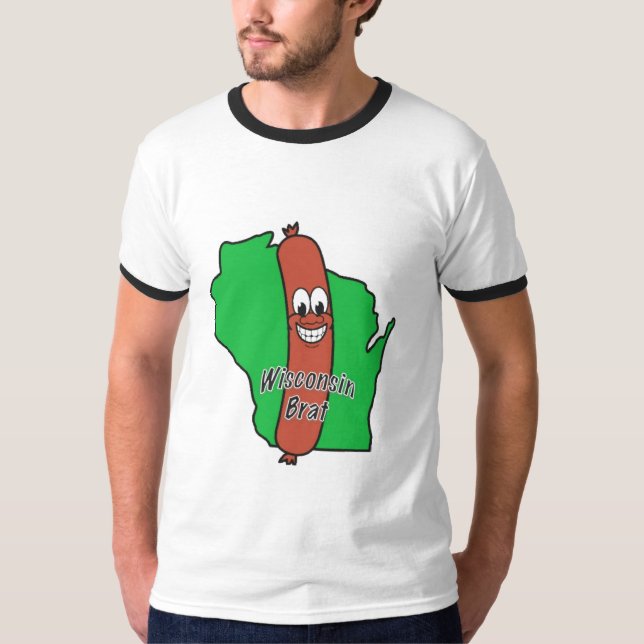 T-shirt Wisconsin Bratman (Frente)