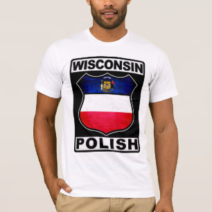 T-shirt Wisconsin Polonês Americano