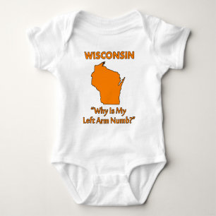 T-shirt Wisconsin - Por que meu braço esquerdo está dormen