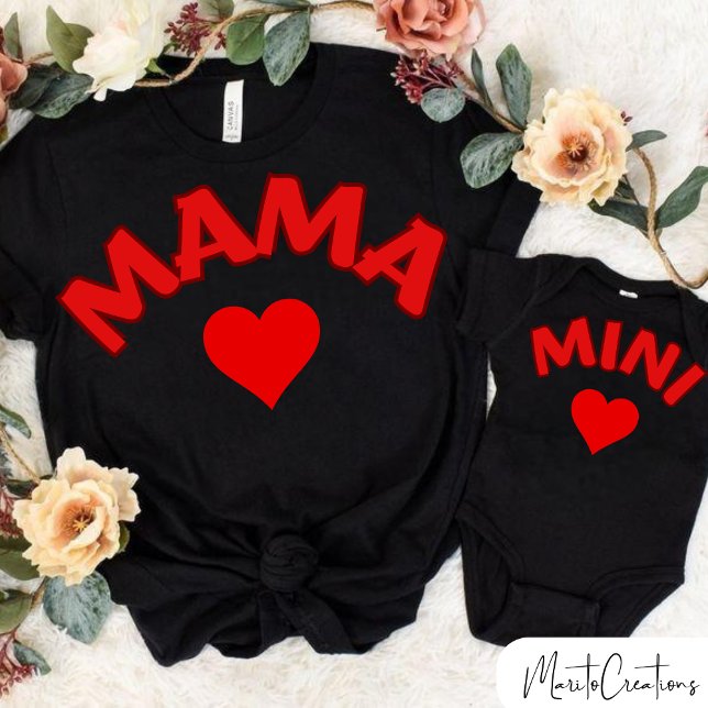 T-shirt with phrase MAMA, Mother's Day (Criador carregado)