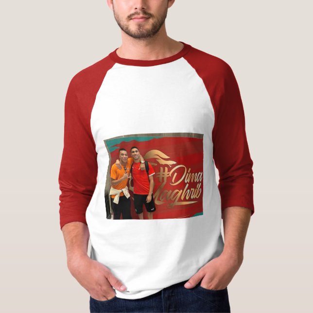 T-shirt with the image of Hakimi and Mbappe (Frente)