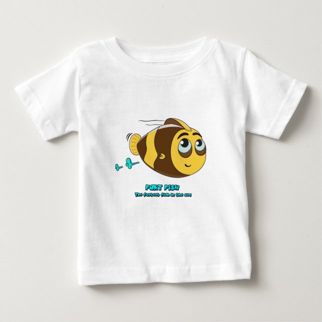 T-shirt Wobblefin Fart peixes (Frente)