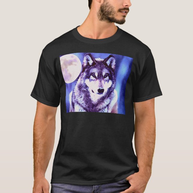 T-shirt Wolf Look - Lobo Solitário (Frente)