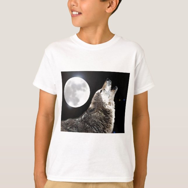 T-shirt Wolf & Moon (Frente)