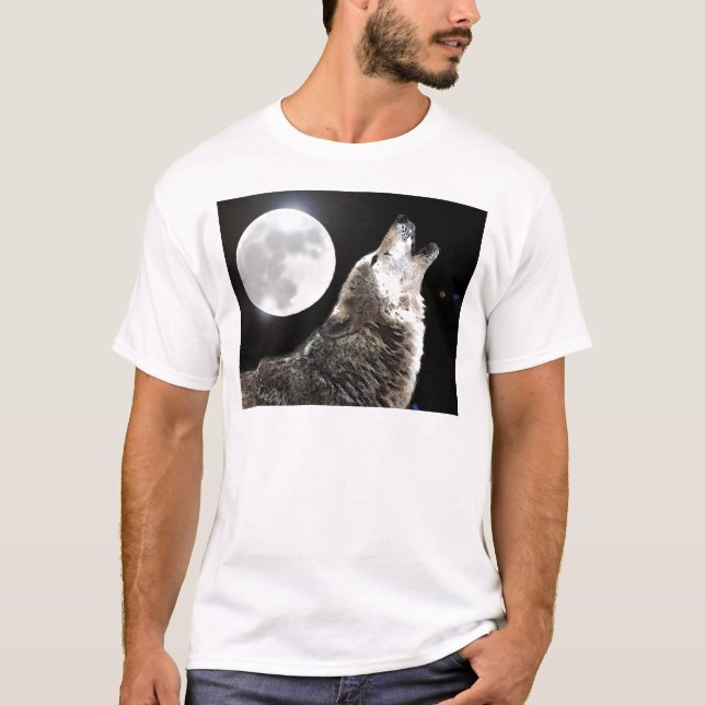 T-shirt Wolf & Moon (Frente)