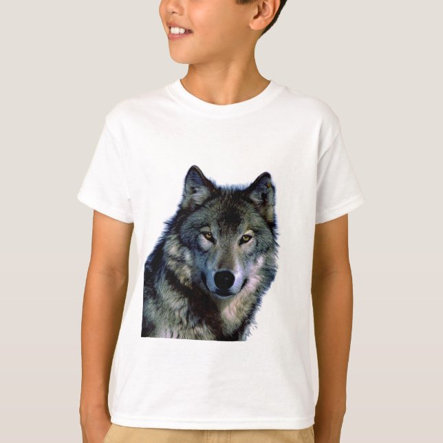 T-shirt Wolf Portrait (Frente)