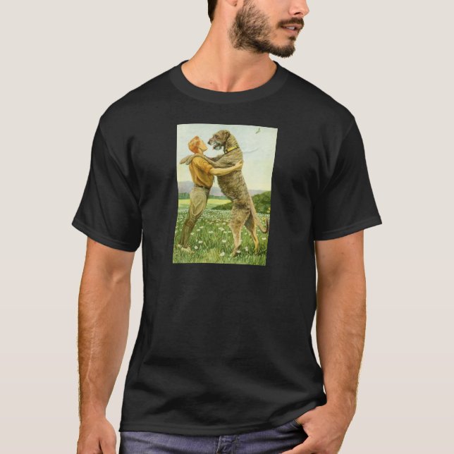 T-shirt Wolfhound irlandês (Frente)