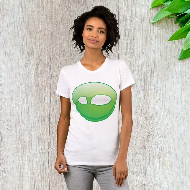 T-Shirt Womens (Impressão do solteiro) (Criador carregado)