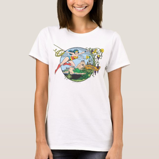 T-shirt Wonder Paradise Island (Frente)